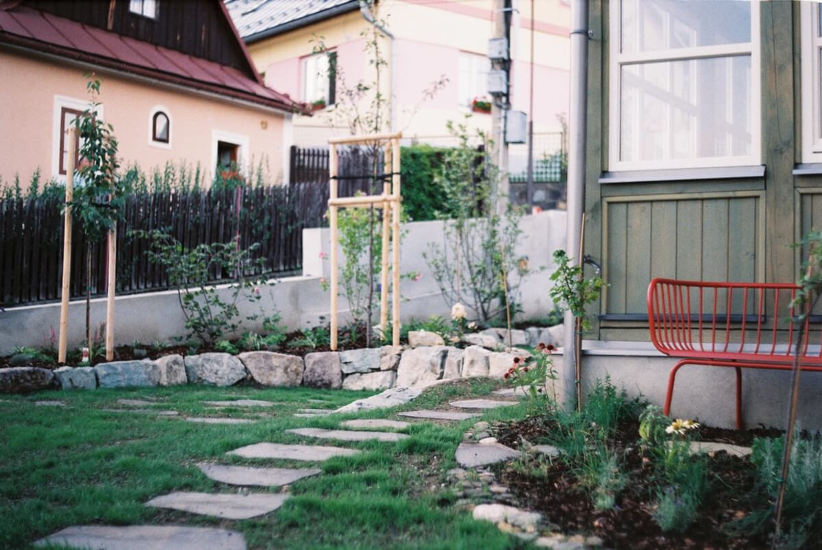 Záhrada s výhľadom Banská Štiavnica